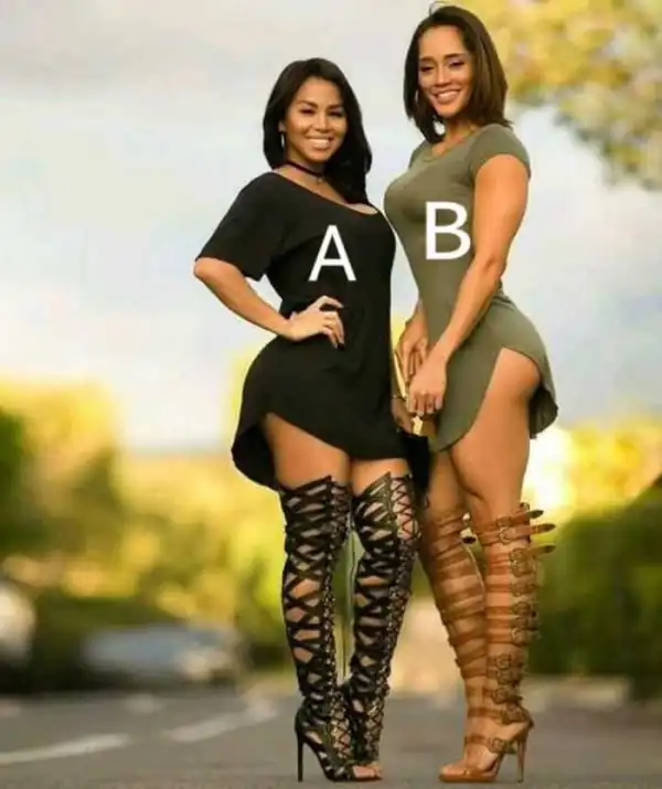 Waploadites, Can You Guess The Mum And Daughter In This Photo? (A Or B)